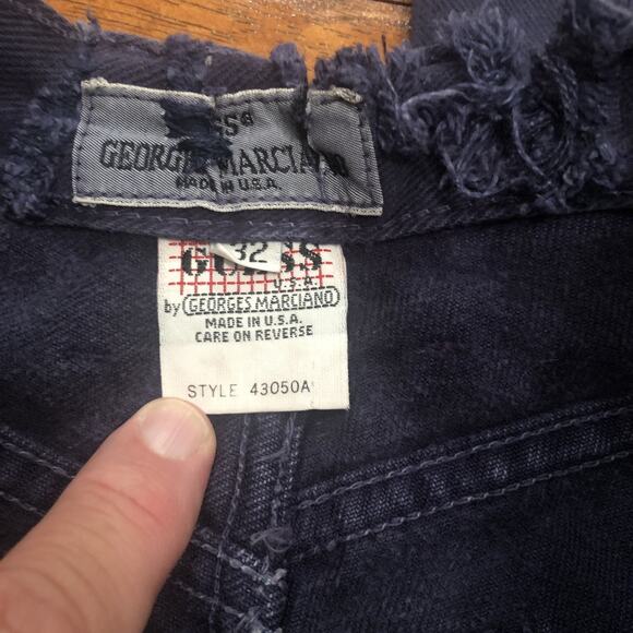 Vintage Guess Jeans By Marciano Pants Denim Made in USA 32x29 Distressed 1990’s - Picture 10 of 14